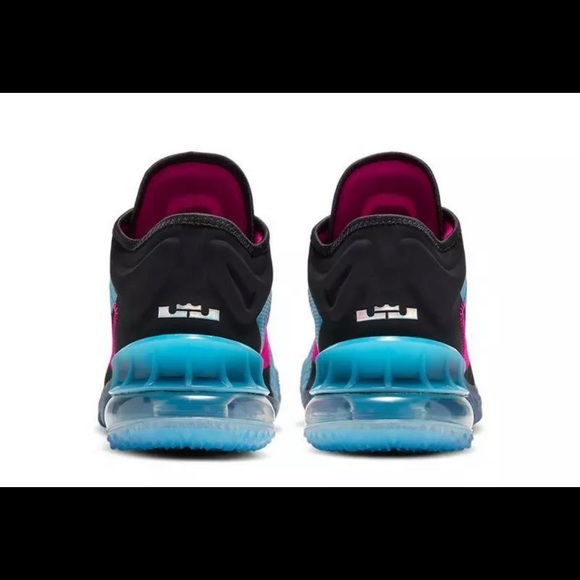 Nike Lebron XVIII Low Neon Lights Fireberry CV7562 - Picture 8 of 10